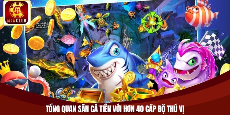 Tổng quan săn cá tiên với hơn 40 cấp độ thú vị